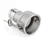 Камлок нержавеющий тип DА (переходник розетка 4" х ниппель 3"), TL4030DASS TITAN LOCK