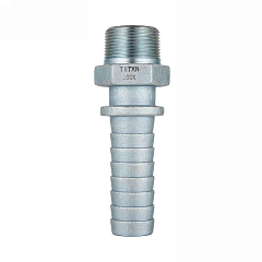Ниппель (шток) для парового соединения "GEFEST", с хвостовиком, 1.1/4" NPT (оцинк. сталь), TLGFM1.1/4 (MS16) TITAN LOCK