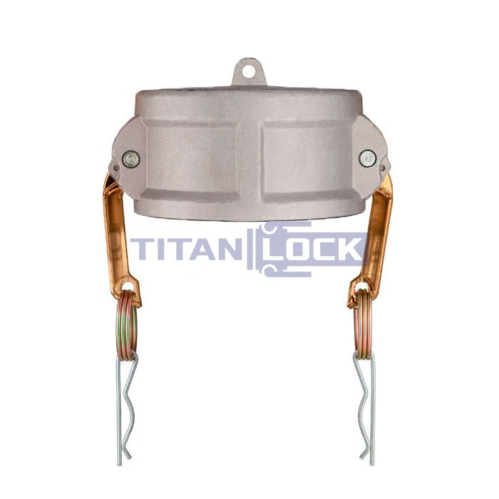 Камлок алюминиевый тип DC, заглушка для ниппеля 4", TL400DCAL TITAN LOCK