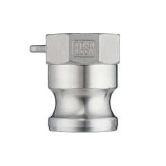 Камлок нержавеющий тип A ниппель, внутр. резьба BSP 1", AISI316, TL100ASS316 TITAN LOCK