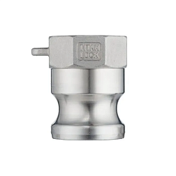 Камлок нержавеющий тип A ниппель, внутр. резьба BSP 2", AISI304, TL200ASS TITAN LOCK