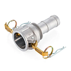 Камлок алюминиевый тип С, розетка с хвостовиком 1", TL100CAL TITAN LOCK