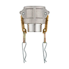 Камлок алюминиевый тип B серия "EcoLine" розетка, наруж. резьба BSP 2 1/2", TL250BAL-EL TITAN LOCK