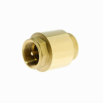 Обратный клапан муфтовый латунный, сердечник латунь, ВР/ВР 3/4" TL3/4FCV-B TITAN LOCK