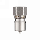 БРС серия B, ISO 7241-B, ниппель, нерж. сталь 304, 1,5in TL12BM-S TITAN LOCK
