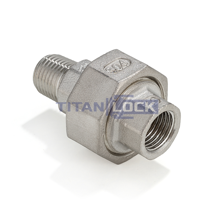 Американка конусная нержавеющая (AISI304) 1", ВР/НР TL1UFMC TITAN LOCK