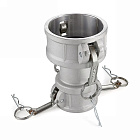 Камлок типа DD (переходник розетка 3" х розетка 2"), нерж. 316, TL3020DDSS TITAN LOCK