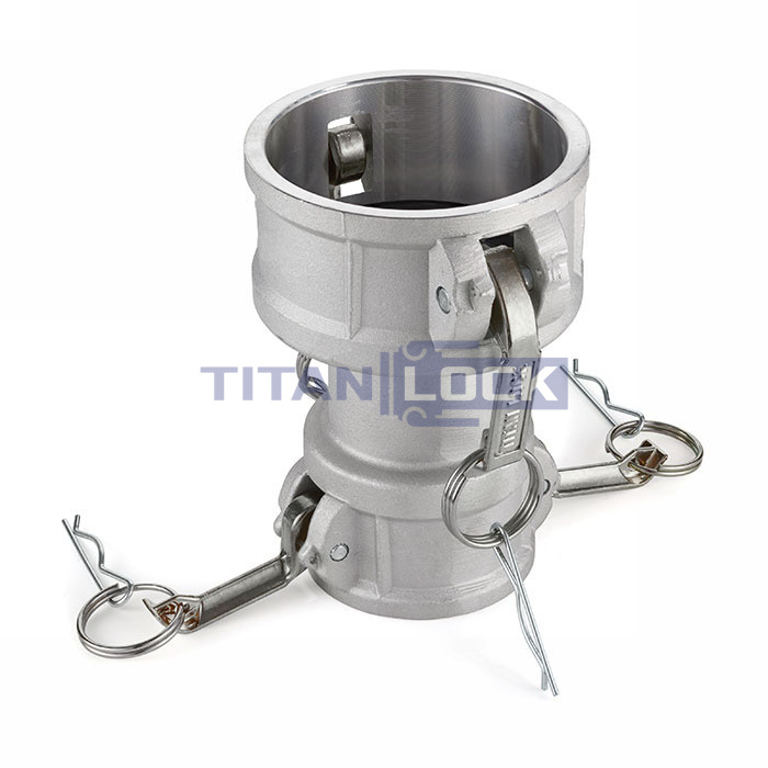 Камлок типа DD (переходник розетка 3" х розетка 2"), нерж. 316, TL3020DDSS TITAN LOCK