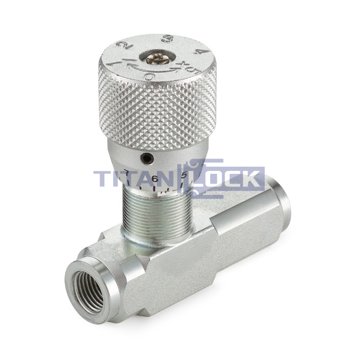 Гидравлический дроссель однонаправленный, 3/4", BP/BP, сталь, TL1WHT3/4FF TITAN LOCK