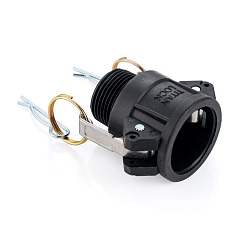 Камлок полипропиленовый тип B розетка, наруж. резьба BSP 1/2", TL50BPP TITAN LOCK