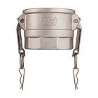 Камлок нержавеющий тип D розетка, внутр. резьба BSP 5", AISI304, TL500DSS TITAN LOCK