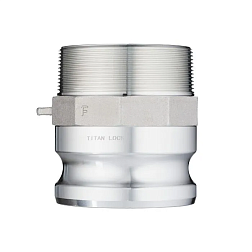 Камлок алюминиевый тип F ниппель, наруж. резьба NPT 3", TL300FALN TITAN LOCK