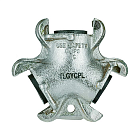 Тройник соединительный "GERMES" (AIR KING), сталь, TLGYCPL TITAN LOCK