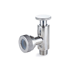 Верхний кран уровнемера DN15 (трубка 20мм), нерж. 304, TL015UTLS TITAN LOCK