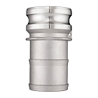 Камлок нержавеющий тип E, ниппель с хвостовиком 2 1/2", AISI316, TL250ESS316 TITAN LOCK