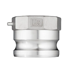 Камлок нержавеющий тип A ниппель, внутр. резьба BSP 6", AISI304, TL600ASS TITAN LOCK