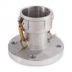 Камлок алюминиевый тип FC, розетка с фланцем 6", TL600FCAL TITAN LOCK
