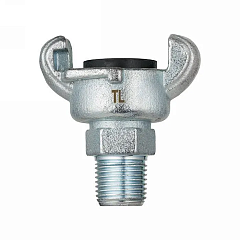 Соединение для воздуха "GERMES" (AIR KING), 2" с наруж. резьбой NPT, сталь TLGMM2 TITAN LOCK