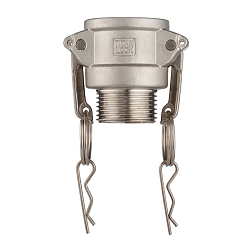 Камлок нержавеющий тип B розетка, наруж. резьба BSP 2", AISI304, TL200BSS TITAN LOCK