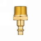 БРС серия D, ISO 6150 B, ниппель, нар.резьба, латунь, 1/2in TL4DMS-B TITAN LOCK