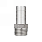 Ниппель для шланга нержавеющий (AISI304) 1-1/2"x38мм, TL150HTM TITAN LOCK