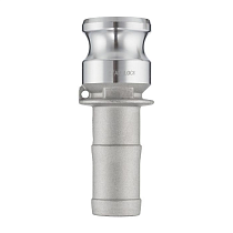 Камлок алюминиевый тип E серия "EcoLine", ниппель с хвостовиком 1", TL100EAL-EL TITAN LOCK