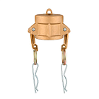 Камлок латунный тип DC, заглушка для ниппеля 1", TL100DCBR TITAN LOCK