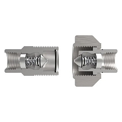 БРС серия G (WS) резьбовая, ниппель, нерж. сталь 304, 3/4in TL6GMS TITAN LOCK