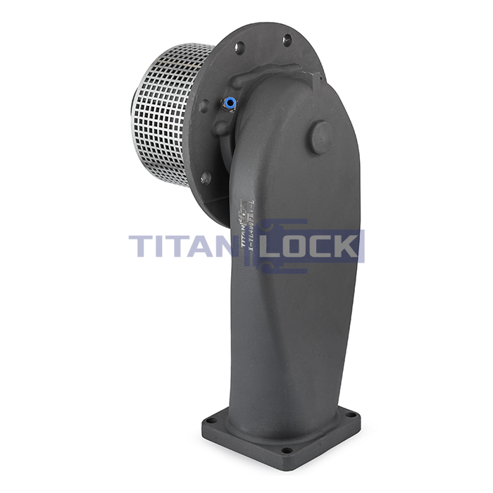 Пневматический донный клапан, низкопрофильный, алюминий, 4in, TL400PBV-L TITAN LOCK