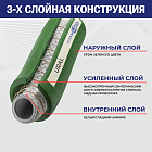 Химостойкий рукав «URAL», внутр. диам. 25мм, 16bar, UHMWPE, н/в, 1in, TL025UR TITAN LOCK