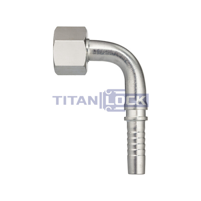 Фитинг DN 10 DKOS (Г) M20x1.5 (90), TL-DKOS10F20X1.5-90 TITAN LOCK