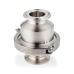 Обратный клапан нержавеющий (AISI304) DN65, типа clamp-clamp TLCV065CLS TITAN LOCK