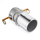Камлок алюминиевый тип C, 3", розетка с хвостовиком под рукав 4", TL3040CAL TITAN LOCK