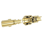 БРС серия D, ISO 6150 B, ниппель, нар.резьба, латунь, 1/2in TL4DMS-B TITAN LOCK