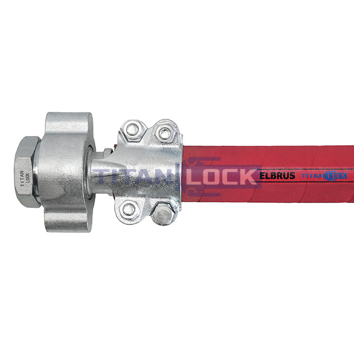 Рукав для пара «ELBRUS», внутр. диам. 51мм, 18bar, + 210 град, 2in, TL050EL TITAN LOCK