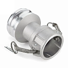 Камлок нержавеющий тип DА (переходник розетка 4" х ниппель 6"), TL4060DASS TITAN LOCK