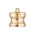 Камлок латунный тип DР, заглушка для розетки 2", TL200DPBR TITAN LOCK