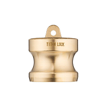 Камлок латунный тип DР, заглушка для розетки 2", TL200DPBR TITAN LOCK