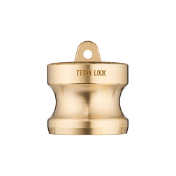 Камлок латунный тип DР, заглушка для розетки 1 1/4", TL125DPBR TITAN LOCK