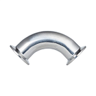 Отвод под Clamp 90 градусов, DN 25, нерж. сталь 316, TLCB25/90SS TITAN LOCK
