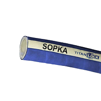 Рукав для пара и горячей воды «SOPKA», с пищ. допуском, внутр. диам. 76мм, 10bar, 3in, TL076SP TITAN LOCK