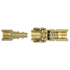 БРС серия D, ISO 6150 B, ниппель, внутр.резьба, латунь, 1/2in TL4DM-B TITAN LOCK