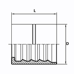 Муфта 4SP/4SH, DN 16, TL-CC4SP/4SH-16TITAN LOCK