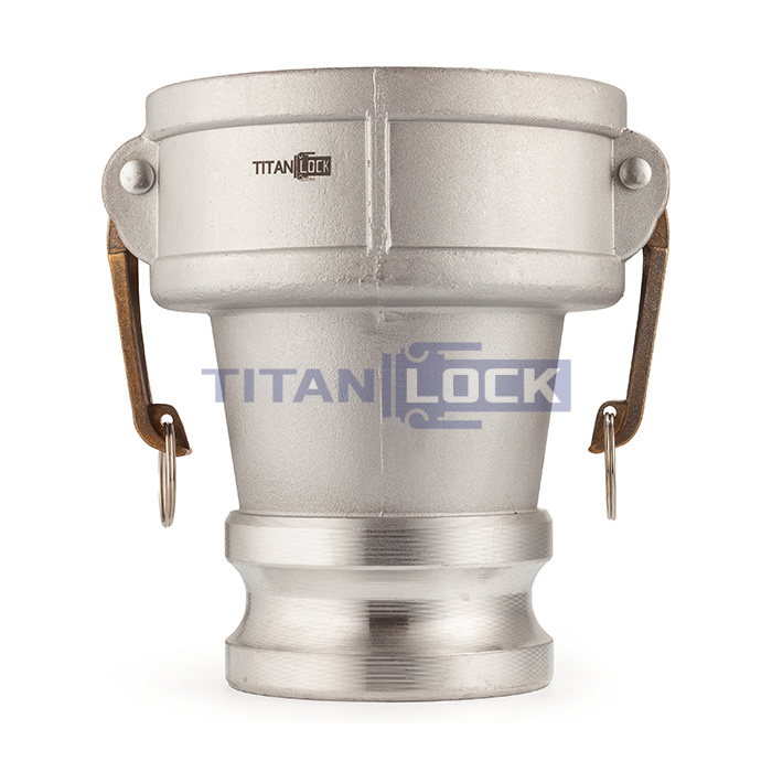 Муфта для клапана отвода паров, 4in под камлок тип А 3in, алюминий, TL4030DAVR-AL TITAN LOCK