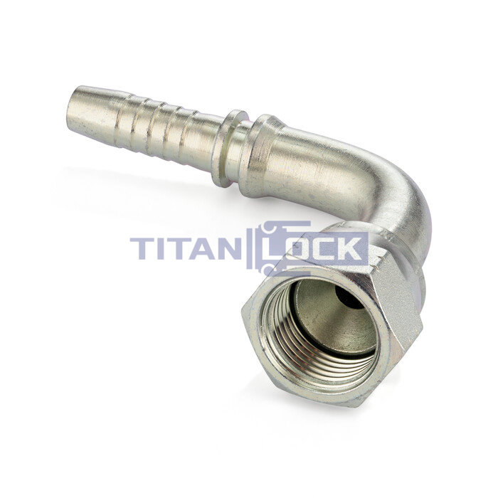 Фитинг DN 06 JIC (Г) 9/16" (90), TL-JIC06F9/16-90 TITAN LOCK