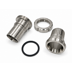 Молочная муфта под рукав, DIN 11851, DN32, нерж. 304, упл. EPDM, VK-TL32MCS-EP TITAN LOCK