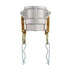 Камлок алюминиевый тип D серия "EcoLine" розетка, внутр. резьба BSP 1", TL100DAL-EL TITAN LOCK