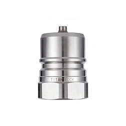 БРС серия А, ISO 7241-A, ниппель, нерж. cталь 316, 3/8in TL3AM-SS TITAN LOCK