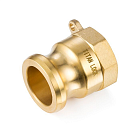 Камлок латунный тип A ниппель, внутр. резьба BSP 1", TL100ABR TITAN LOCK