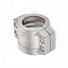 Усиленный 4-х болтовый хомут, алюминий, TL100X12AL TITAN LOCK